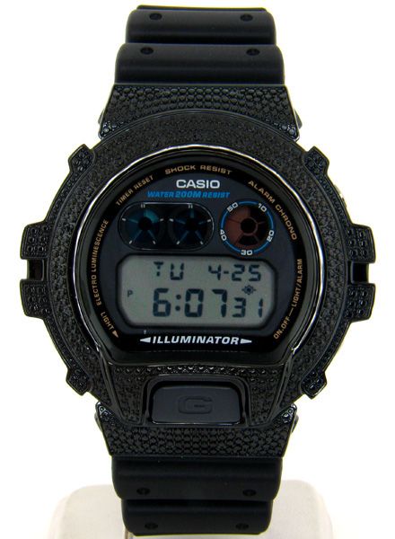 Forenkle desillusion Grøn baggrund Casio G-Shock Diamond Watch .15ct #DW-6900D-C | AJWatches