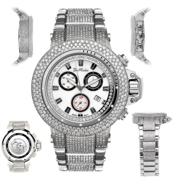 Mens Joe Rodeo Razor Diamond Steel Watch, 24.00ct JROR5 AJWatches