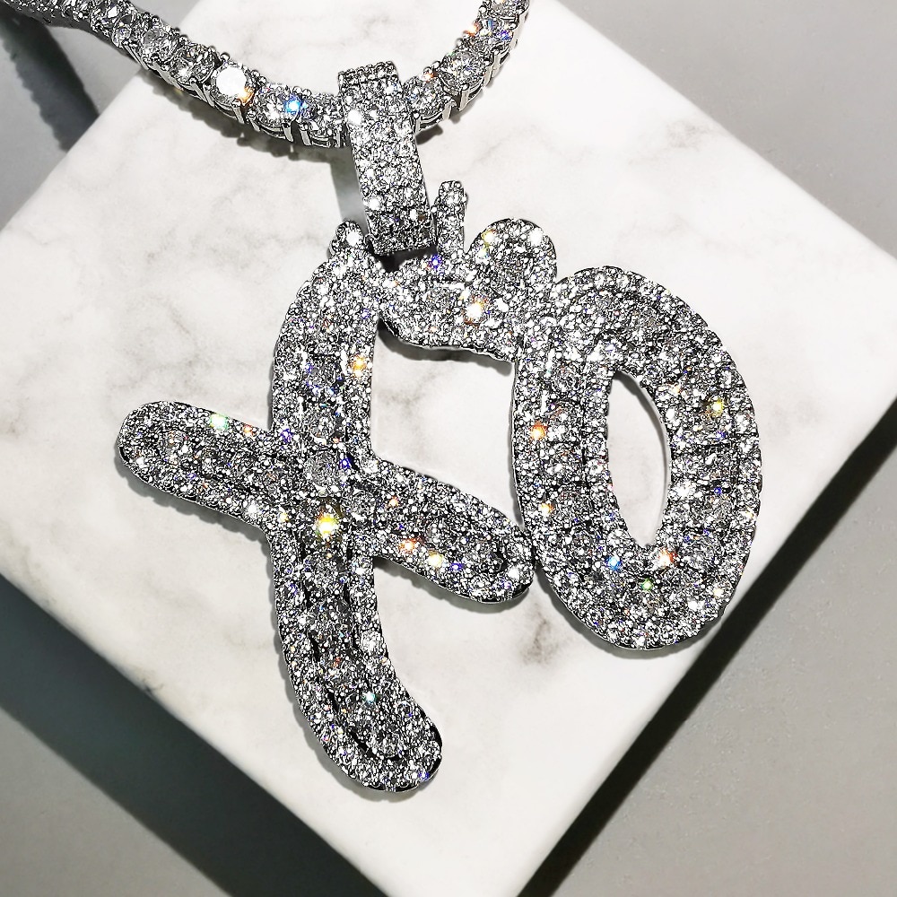 Diamond Infinity XO Pendant Necklace (14K) – Popular J